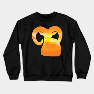 Aries lansdcape Crewneck Sweatshirt